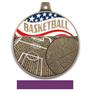 Hasty Awards 2.25" Americana Basketball Medals