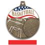 Hasty Awards 2.25" Americana Basketball Medals