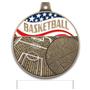 Hasty Awards 2.25" Americana Basketball Medals