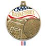Hasty Awards 2.25" Americana Basketball Medals