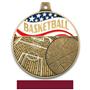 Hasty Awards 2.25" Americana Basketball Medals