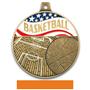 Hasty Awards 2.25" Americana Basketball Medals