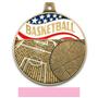 Hasty Awards 2.25" Americana Basketball Medals
