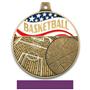 Hasty Awards 2.25" Americana Basketball Medals