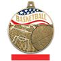 Hasty Awards 2.25" Americana Basketball Medals