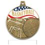 Hasty Awards 2.25" Americana Basketball Medals