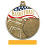 Hasty Awards 2.25" Americana Basketball Medals