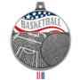 Hasty Awards 2.25" Americana Basketball Medals