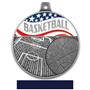 Hasty Awards 2.25" Americana Basketball Medals