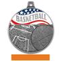 Hasty Awards 2.25" Americana Basketball Medals