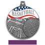 Hasty Awards 2.25" Americana Basketball Medals