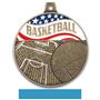 Hasty Awards 2.25" Americana Basketball Medals