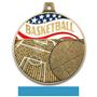 Hasty Awards 2.25" Americana Basketball Medals