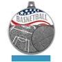 Hasty Awards 2.25" Americana Basketball Medals