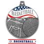 Hasty Awards 2.25" Americana Basketball Medals
