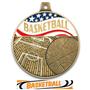 Hasty Awards 2.25" Americana Basketball Medals