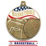Hasty Awards 2.25" Americana Basketball Medals