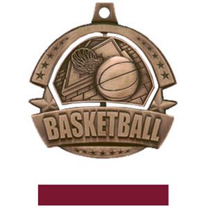 BRONZE MEDAL/MAROON RIBBON