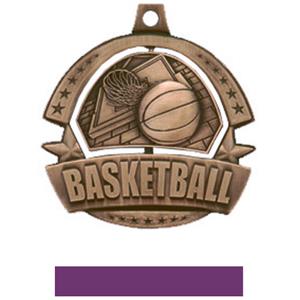 BRONZE MEDAL/PURPLE RIBBON