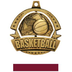 GOLD MEDAL/MAROON RIBBON