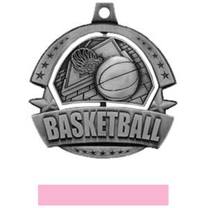 SILVER MEDAL/PINK RIBBON