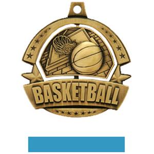GOLD MEDAL/LT. BLUE RIBBON