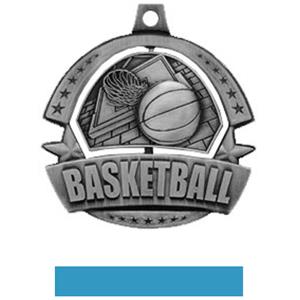 SILVER MEDAL/LT. BLUE RIBBON