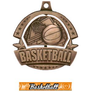 BRONZE MEDAL/GRAPHX BASKETBALL RIBBON