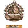 Hasty Awards Spinner Basketball Medals M-720B