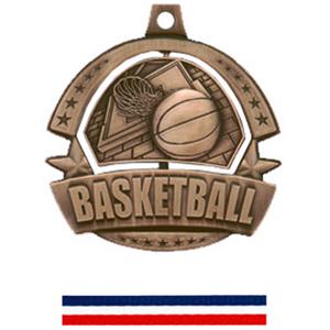 BRONZE MEDAL/RED WHITE & BLUE RIBBON