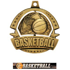 GOLD MEDAL/ULTIMATE BASKETBALL RIBBON