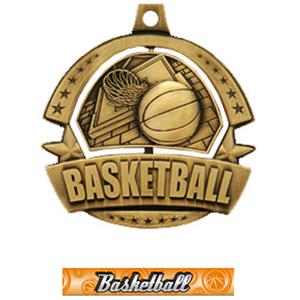 GOLD MEDAL/GRAPHX BASKETBALL RIBBON