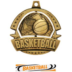 GOLD MEDAL/DELUXE BASKETBALL RIBBON