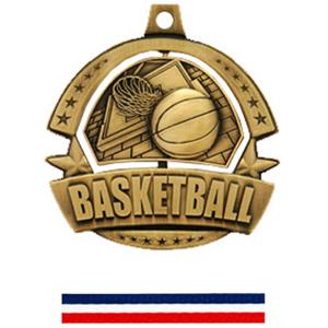 GOLD MEDAL/RED WHITE & BLUE RIBBON