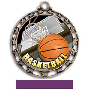 BRONZE MEDAL/PURPLE RIBBON