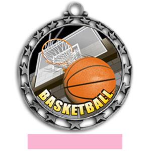SILVER MEDAL/PINK RIBBON