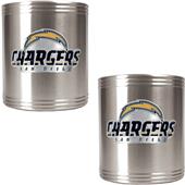 NFL San Diego Chargers Stainless Steel Can Holders