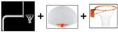 Create-Your-Own Gooseneck Basketball System-6' Ext Create-Your-Own Gooseneck Basketball System-6' Ext