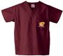 Central Michigan Univ Maroon Classic Scrub Tops