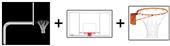 Create-Your-Own Gooseneck Basketball System-6' Ext