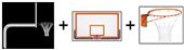 Create-Your-Own Gooseneck Basketball System-5' Ext Create-Your-Own Gooseneck Basketball System-5' Ext