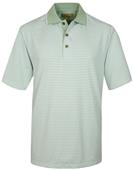 TRI MOUNTAIN Hammond Polyester Striped Golf Shirt