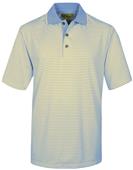 TRI MOUNTAIN Hammond Polyester Striped Golf Shirt