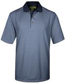 TRI MOUNTAIN Hammond Polyester Striped Golf Shirt
