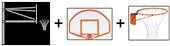 Create-Your-Own Vertical Basketball System-6' Ext