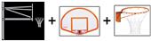 Create-Your-Own Vertical Basketball System-4' Ext Create-Your-Own Vertical Basketball System-4' Ext