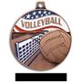Hasty Awards Americana Volleyball Medals M-750