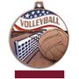 Hasty Awards Americana Volleyball Medals M-750