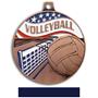 Hasty Awards Americana Volleyball Medals M-750
