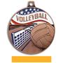 Hasty Awards Americana Volleyball Medals M-750